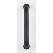 Wenko - Barre d'appui wc Secura Premium, Poignée murale Salle de Bain, aluminium inox, 47,5x7x12 cm, anthracite