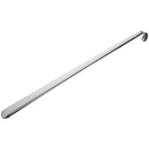 Chausse-Pied Extra Long 58,5cm Wenko Enfile chaussures, Acier inoxydable haut de gamme, Encoche ronde le suspendre facilement, 58,5 x 4,2 x 3,8 cm,