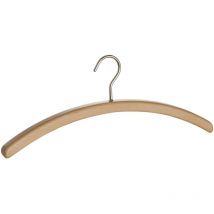 Wenko - Kleider Bügel Holz Buche Wäsche Garderoben Blusen Pino Natur Kleidung - braun