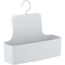 Panier de douche à suspendre Barcelona, Etagère de douche à suspendre, Plastique sans bpa, 26x24x9 cm, blanc - Wenko