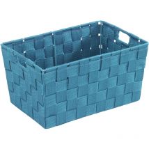 Panier salle de bain Adria, rangement salle de bain S, Polypropylène, 30x20x15 cm, turquoise - Wenko