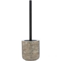 Porte brossee wc Wenko Fedio céramique doré avec brosse wc design ensemble wc céramique accessoires salle de bain brosse toilette or porte-brosse wc