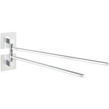 Porte-serviettes double quadro, Turbo-Loc Wenko