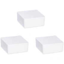 Raumentfeuchter Cube Nachfüller, 3 x 500 g, Weiß, Calciumchlorid weiß - weiß - Wenko