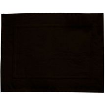Wenko - Tapis de bain, tapis salle de bain Paradise, 100% coton, 800g/m², 50x70 cm, Noir