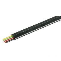 Goobay 50253 cable telefónico 100 m Negro
