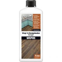 Wepos PVC-Bodenreiniger 1 Liter – Für elastische Bodenbeläge – Grund- und Unterhaltsreinigung – Schützt und erhält Glanz