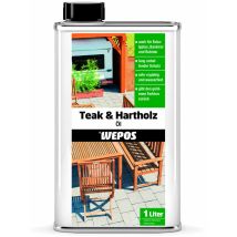 Wepos Teak- und Hartholz Öl 1l 2000300657