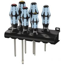 Wera - 032063 6 Piece Kraftform Plus Stainless Steel Screwdriver Set Baby Blue