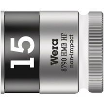 Wera - Douille hexagonal 3/8 15mm avec fonction de maintien