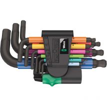 05133164001 950/9 Hex-Plus Multicolour 2 Jeu de clés - Wera