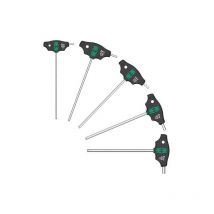 Kit de tournevis Hex-Plus à manche en t avec fonction de retenue, 5 pièces