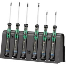 2052/6 Elektronik- u. Feinmechanik Schraubendreher-Set 6teilig Innen-Sechskant - Wera