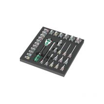 Jeu de clés à douille Wera