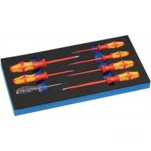 Wera - Module à outils LD45 7 pièces module 1/3 fente/PH vde fentePH détecteur de tension