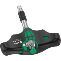 Porte-douille avec fonction cliquet Wera 411 a ra Quergriff