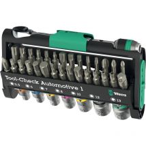 Wera 05049065001 Werkzeugset Tool-Check Automotive 1 – 38-teilig – Chrom-Vanadium – Ergonomisch – Kompakt
