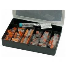 WERIT Schraubenlose VDE Klemmen Set, 86 teilig im Kleinteilemagazin