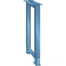 LISTA Werkbankfuß 80x725x700-1050mm RAL5012 Lichtblau - Höhenverstellbar