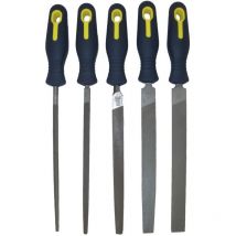 Drakkar Equipement - Blue-Dan Feilensatz (Werkstatt) mit 2k-Heft Feile schlicht Hieb 1 200mm 5-teilig