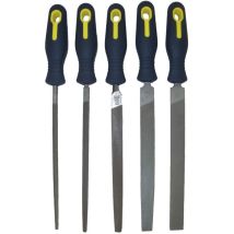 Drakkar Equipement - Blue-Dan Feilensatz (Werkstatt) mit 2k-Heft Feile schlicht Hieb 1 250mm 5-teilig