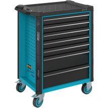 Werkstattwagen Assistent, Schubladen, flach: 5 x 81 x 522 x 398 mm, Schubladen, hoch: 2 x 166 x 522 x 398 mm, Art.Nr. 179N-7 - Hazet