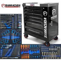Werkstattwagen - Barracuda Tools - Dynamic+ - 7 Schubladen - 246 Werkzeuge - Schwarz