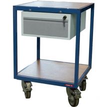 Werkstattwagen mit 2 Holzplatten 600 x 600 mm 400 kg Fimm 880010598