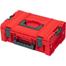 Pro Technik Case 2.0 red ultra hd Custom Werkzeugkoffer 450 x 332 x 171 mm 12 l stapelbar IP54 mit Ablage - Qbrick System