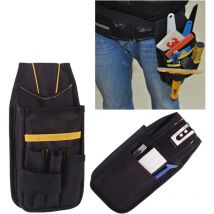 Werkzeuggürtel, Werkzeugtasche, kleine Werkzeugtasche mit verstellbarem Nylongürtel, wasserdicht für Techniker, Bauarbeiter, Wartungstechniker,