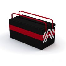 Werkzeugkasten 5 fächer 16L schwarz und rot Sori dim 430 x 200 x 200MM - 782231 Sori 782231