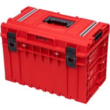 Qbrick - System one 450 2.0 Technik red ultra hd Custom Werkzeugkoffer modularer Organizer 585 x 385 x 420 mm 52 l stapelbar IP66