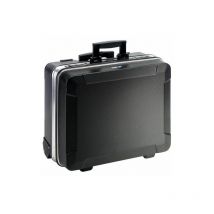 Werkzeugkoffer go mit Rollen + Werkzeugtaschen, Werkzeugbox ohne Werkzeug, b&w