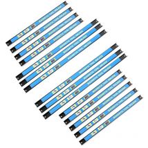Wiltec Magnetleiste 15er Set 9x46cm Und 6x61cm Werkzeughalter Aus Stahl Schiene Als Wandhalterung Für Werkstatt Zur Wandmontage Werkzeugmagnetleiste 