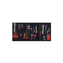Naizy - Werkzeugwand metall Lochwand 120 x 60 x 2cm Werkzeuglochwand mit Zubehör 17 teilge Hakensortiment Lochblech Wand für Werkstatt