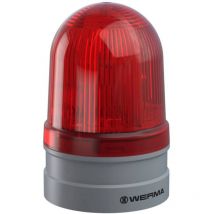 Werma Signaltechnik - Avertisseur optique Midi TwinFLASH 12/24VAC/DC rd 261.120.70 rouge 12 v/dc Q143472