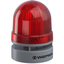 Segnalatore Luminoso Mini Twinlight Combi 24vac/dc Rd 460.110.75 Rosso 24 V/dc 95 Db - Werma Signaltechnik