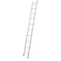 Werner Sprossenanlegeleiter 10 Stufen – 2,81 m – 1,76 m – 3,76 m – 4,1 kg – bis 150 kg
