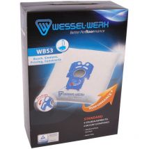 4 x WBS3 = Swirl S71 Staubsaugerbeutel für Bosch Siemens Privileg Constructa