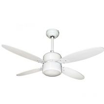 Westim deckenventilator zfr4107b-durchmesser 107cm-weiß