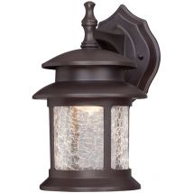 Westinghouse - Applique murale Extérieur Lampe Lanterne Bronze / Craquelé