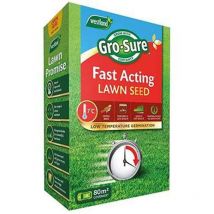 Westland Gro-sure Fast Acting Grass Lawn Seed 80m 2.4kg - Pack (10)