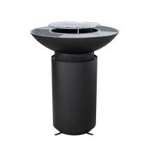 Westmann - acier Barbecue Foyer noir 75x75x94 cm