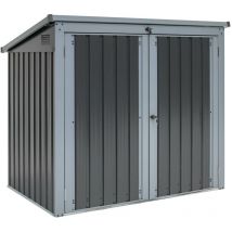 Westmann - acier Coffre pour poubelles et appareils anthracite/gris