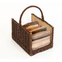 Westmann - Holz Kaminholzkorb Olga Natur 35x50x21 cm