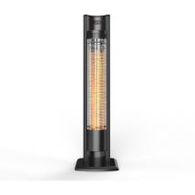 Westmann Infrarot Heizstrahler Tornado Schwarz 7x17x104 cm