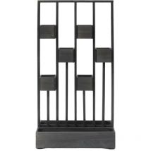 Westmann - Jardinière en bois Mur de plantes Ulla gris