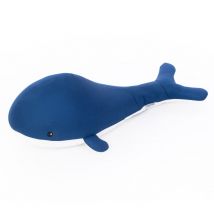 Stoff Schwimmtier Wal Blau 50x104x30 cm - Westmann