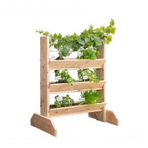 Westmann - tagère à herbes en bois naturel 50x80x95 cm