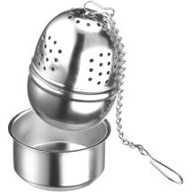 Westmark Filtro per tè, Ovale, Con poggia-bustine, Teatime, Acciaio inox, ø 4,3 cm, 15772280